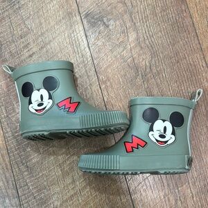 H&M Mickey Mouse Kids Rain Boots - Green